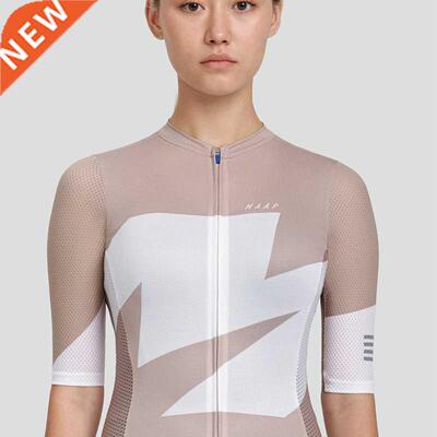 MAAP 2022 New Women Summer Webbing Cycling Jersey Chalk Pink