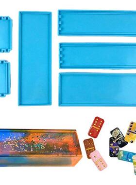 1 Set Domino Box Epoxy Resin Mold  Crafts Casting Tool St