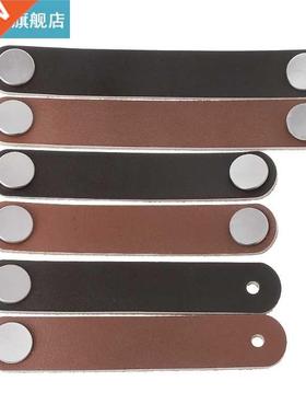 Cabinet Handle Soft PU Leather Dresser Drawer Door Knobs Pul