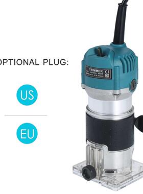 110V/220V 800W Trim Router 30000r/min with Transparent Base