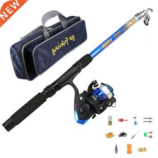 Fishing Rod Suit With Reel Portable Accessories Fishing Bag