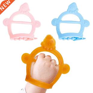 Baby Molar Stick Toy Silicone Teether Soft Anti-Eating Hand