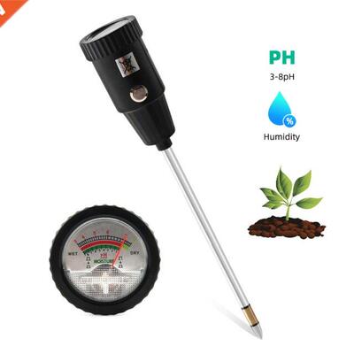 2 in 1 Soil Moisture Sensor Meter PH 3-8/Humidity 1-8 Analyz