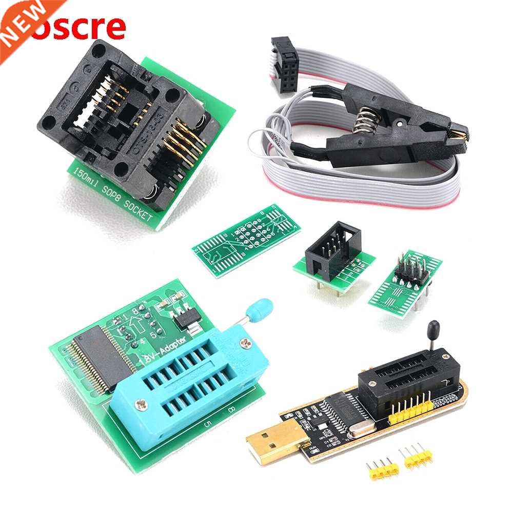 CH341A USB Programmer Kit with SOP8 Clip EEPROM Burner BIOS