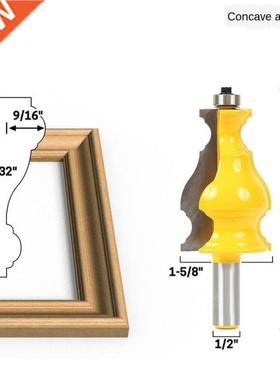 1pc 1/2 Shank Large Elegant Picture Frame Molding Router Bi