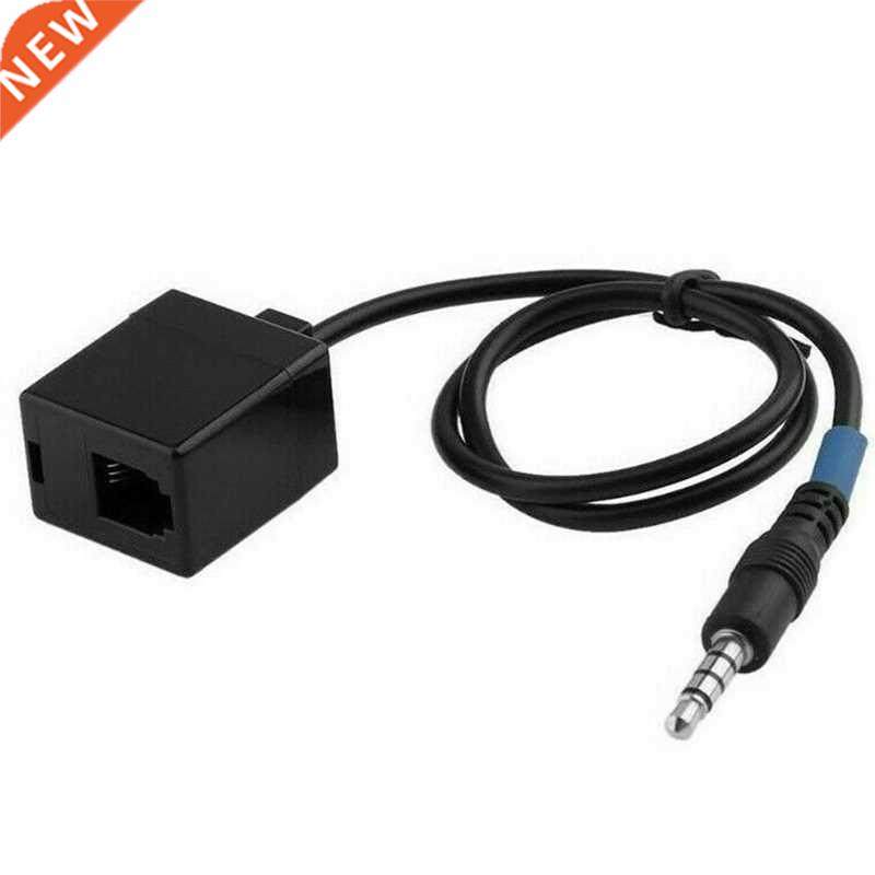 3.5mm Male Jack to RJ9 4P4C Female Converter Extension Cable