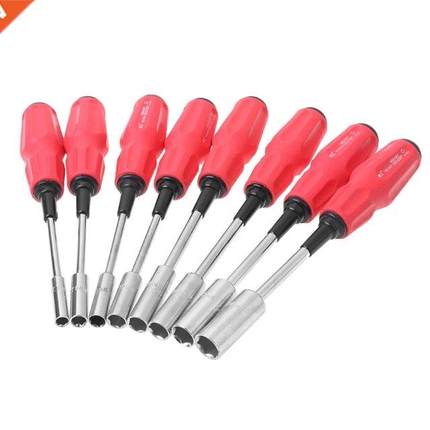 Hollow-Shaft Nut Driver Hex Bit Socket Metric Size 7-14mm Me