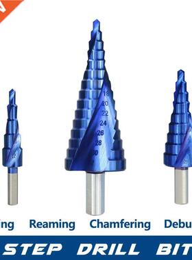 Metal Drills 4-32mm HSS Nano blue Coated Step Drill Bit Dri
