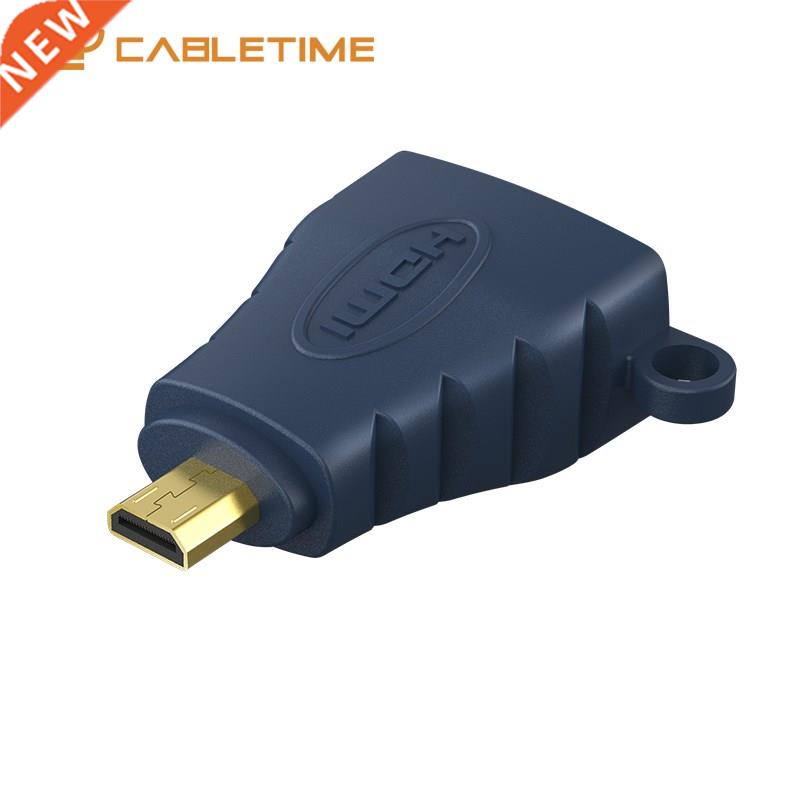 CABLETIME Micro HDMI Male to HDMI Female Adapter 1080P/60Hz
