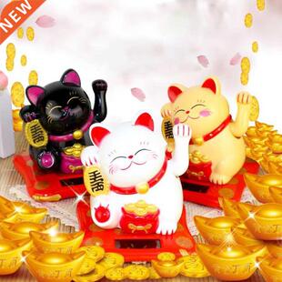 chinese Lucky Wealth Waving Cat Gold Waving Hand Cat Home De