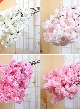 Artificial Cherry Blossom Pink White Cherry ree Silk Flower