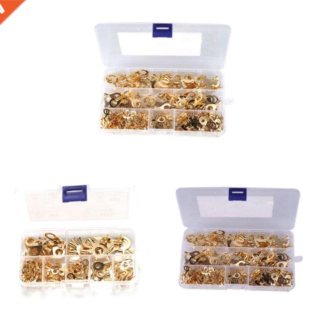 150/300/450pcs Electrical Wire Connector Ring Type Brass Cri