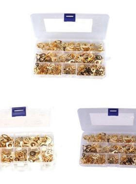 150/300/450pcs Electrical Wire Connector Ring Type Brass Cri