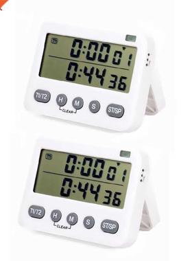 Digital Kitchen Timer Countdown/Up 99H 59Min 59S Loud LCD Di