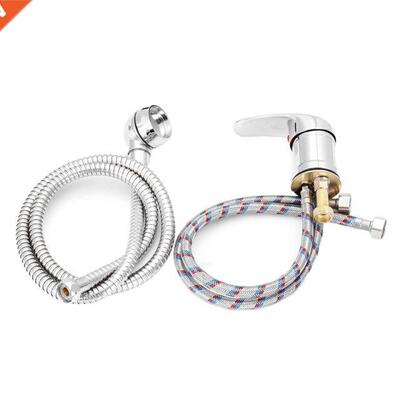 Sngle Wde Tap Bath Snk Shower Head Spray Hose Push on Mx