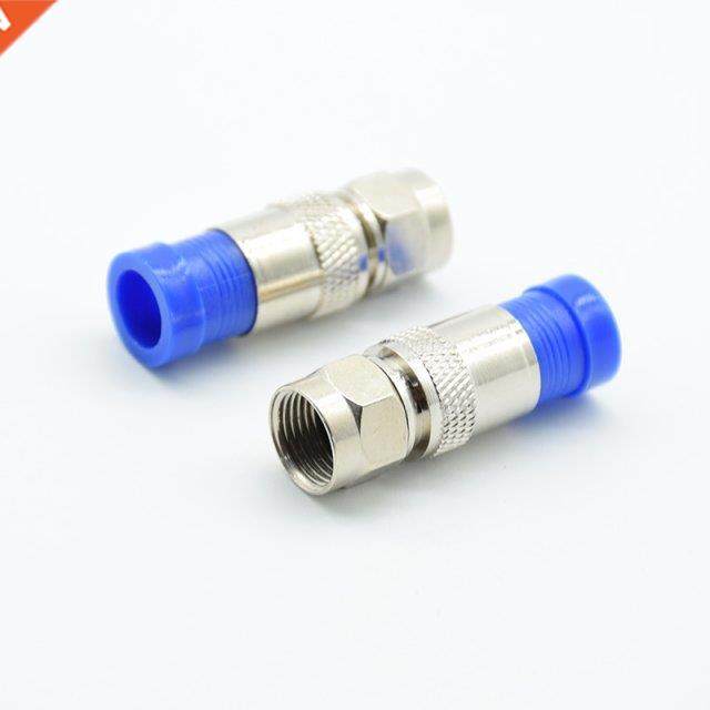 5pcs RG6 Compression Connectors Waterproof Connection F Comp