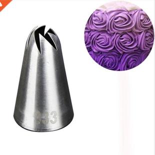 Nozzles Drop Icing Cream For Pastry Russian Rose 333 1PCS