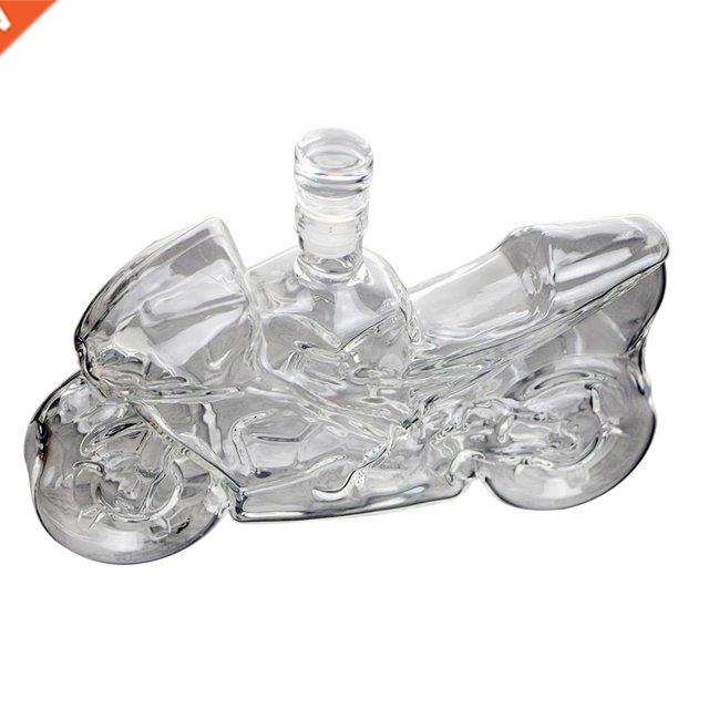 Liquor Decanters Hand-Blown Glass for Rum Tequila Wine Bottl