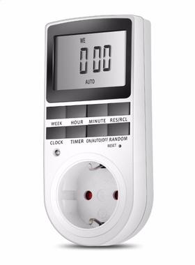 Electronic Power Timer in Switch Socket LCD Power Energy-sav