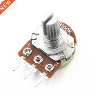 Linear Potentiometer 15mm 10pcs With B100K Shaft Nuts WH148