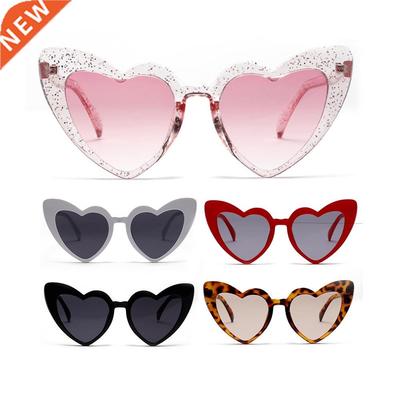 Heart Sunglasses Women brand designer Cat Eye Sun Glasses R