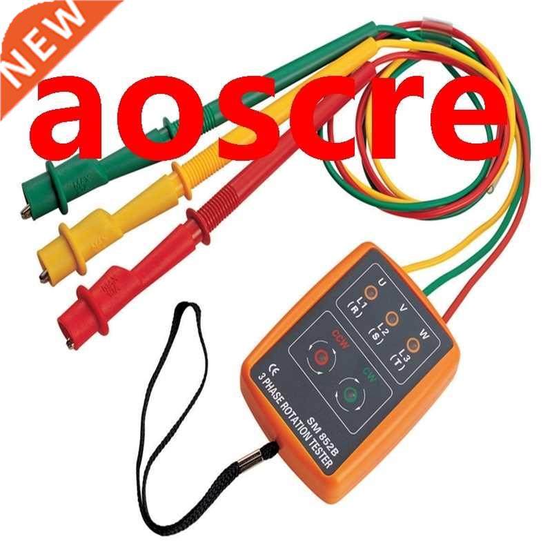 Portable 3 Phase Rotation Indicator Digital Phase Sequence D