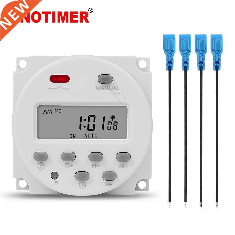1 Second Interval 5V 12V 24V 110V 220V Digital LCD Timer Swi