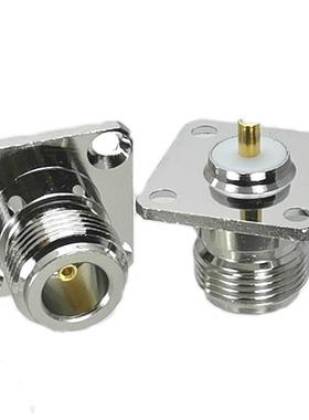 1Pcs N Female Jack 4-holes Flange Solder Pannel mount RF Ada