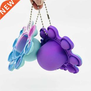 Relief Squishy Toys Keychain Oct Fidget Sss Luminous Pops