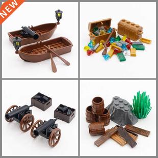 The Caribbean City Accessories Pirates Figure MOC Blocks