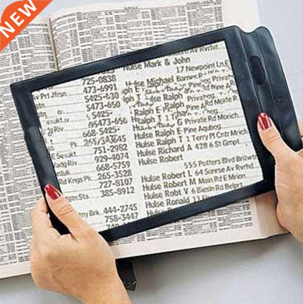 A4 Lenses Large Sheet Magnifier Magnifying Glass Book Readin