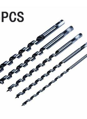 5Pcs 6-14mm Long Auger Drill Bit Set Twist Drill Bits Woodwo