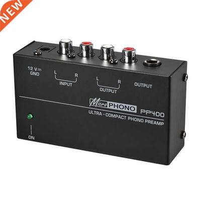 Hot 3C Ultra Compact Phono Preamp Preamplifier With Rca 1/4