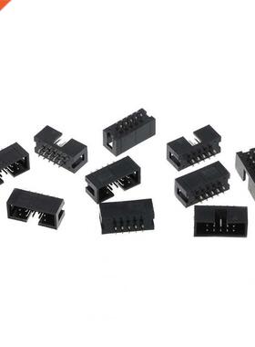 10 Pcs DC3 10 Pin 2x5 Pin Double Row 2.54mm Pitch Straight P