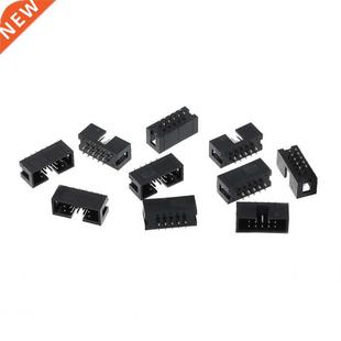 Row DC3 Straight Pitch 2.54mm Double 2x5 Pin Pcs