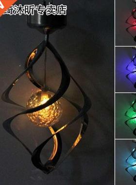 Windbell campanula shape Solar lights colorful changes Solar