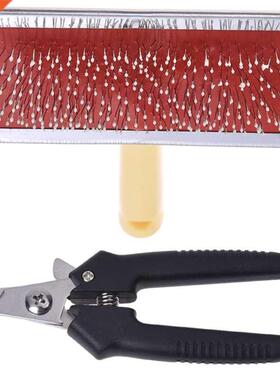 Pet Dog Cat Shedding Grooming Anti-Static Hair Fur Brush Nee