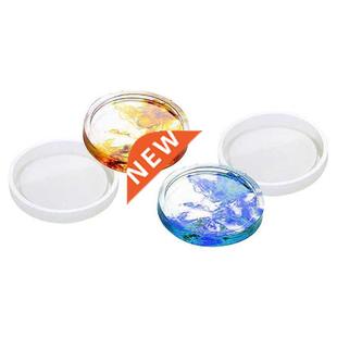 Silicone Coaster for Pack Epoxy Round Clear Molds