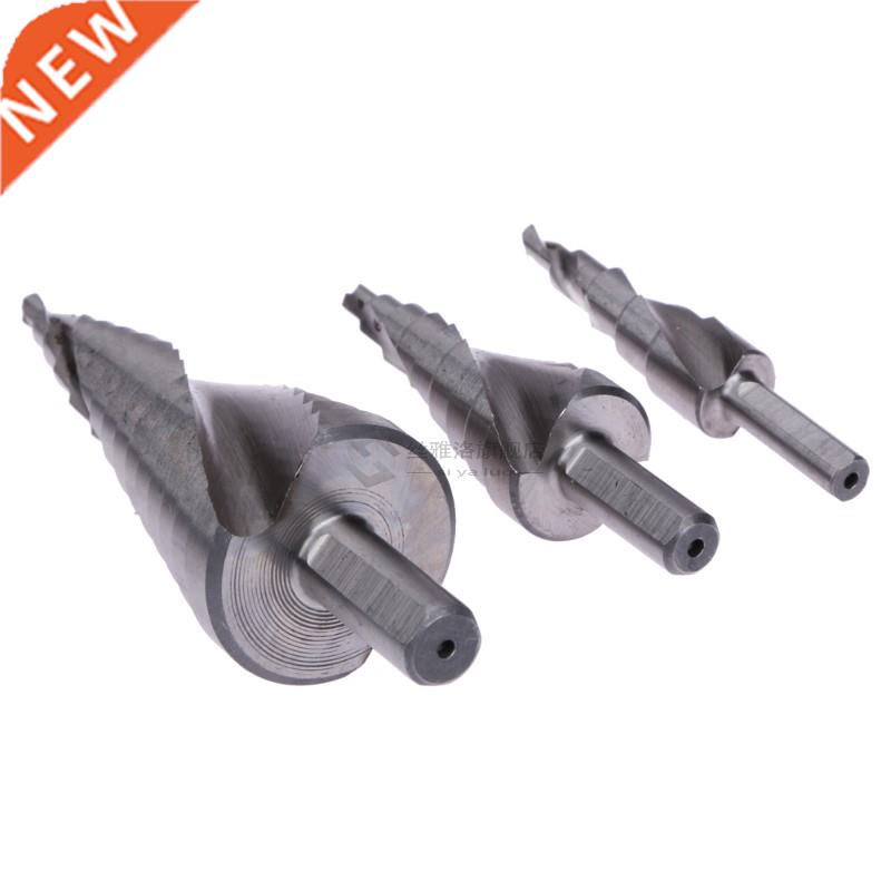 Pcs Step Drill Bit 4-12/4-20/4-2mm HSS4241 Triangle Shank