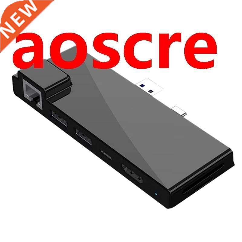 USB C Hub for Surface Pro7 Dock Card Reader 4K HDMI-Compatib