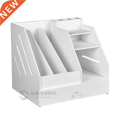 Book Magazine Holder Desk Organizer Stationery Storage Stand