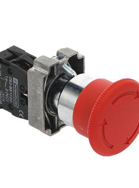 22mm XB2-542 Mushroom Head Emergency Stop Button Switch 10A/