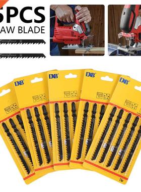 60Pcs HCS T-shank Jigsaw Blade Curve Cutting Tool Kits Metal