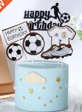 1PC New asketall Footall Cupcake Topper Theme Sports oy