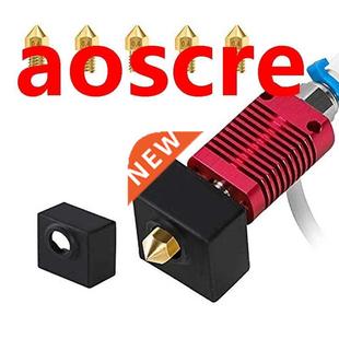 MK8 Extruder Silicone Kit Cove with for Block Hotend Heating