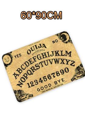 2 Size Ouija Board Polyester Fiber Door Mat Art Design Patte