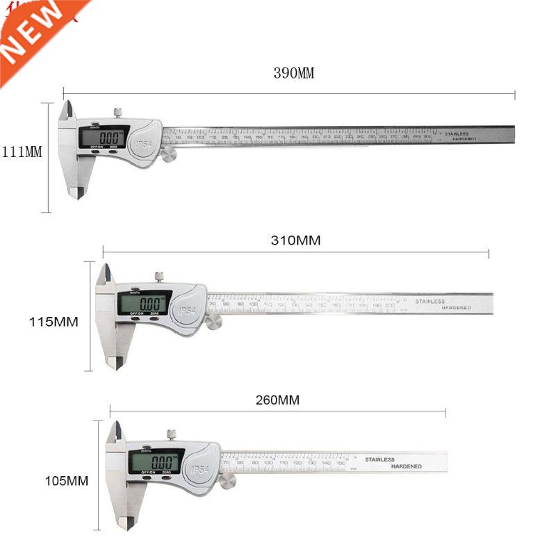 150/200/300mm Digital Vernier Caliper Waterproof Inside Outs