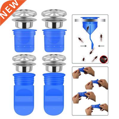Drain Backflow Preventer 4 Pack, One Way Valve For Pipes Tu