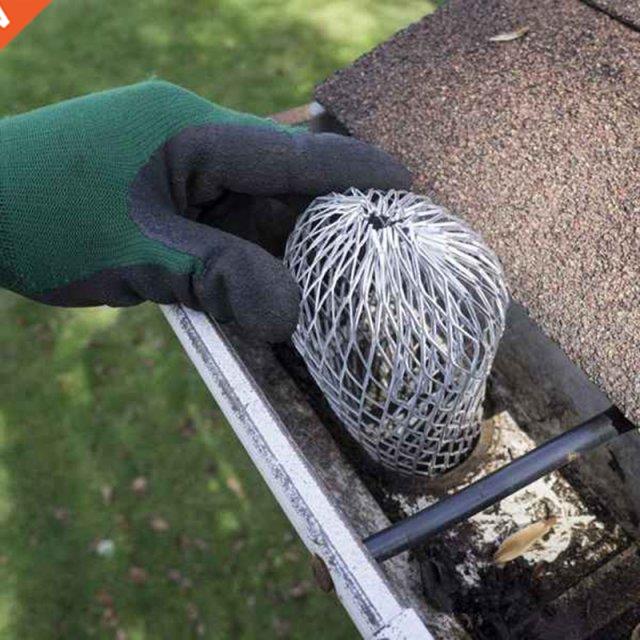 6 Pack Gutter Guard 3 Inch Expandable Aluminium Filter Strai