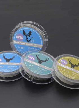 MTL Fused Clpton 10 Feet Supefine NI80/1/SS316L Resistnce